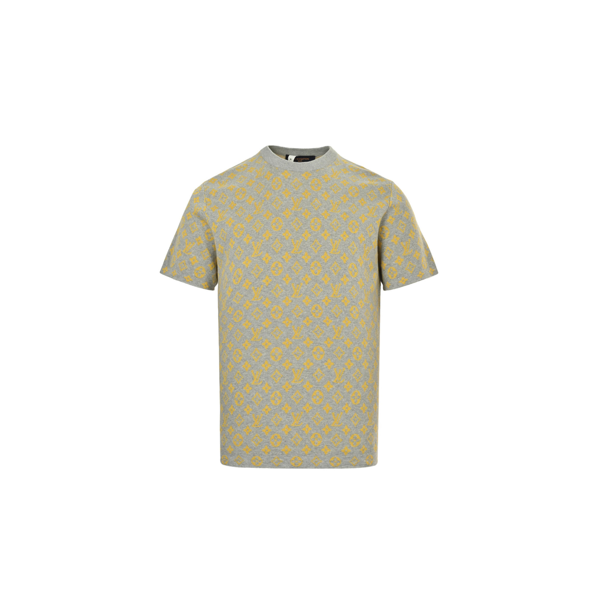l0vis Vvtt0n monogram glow logo knit short-sleeve t-shirt 1ahvpc